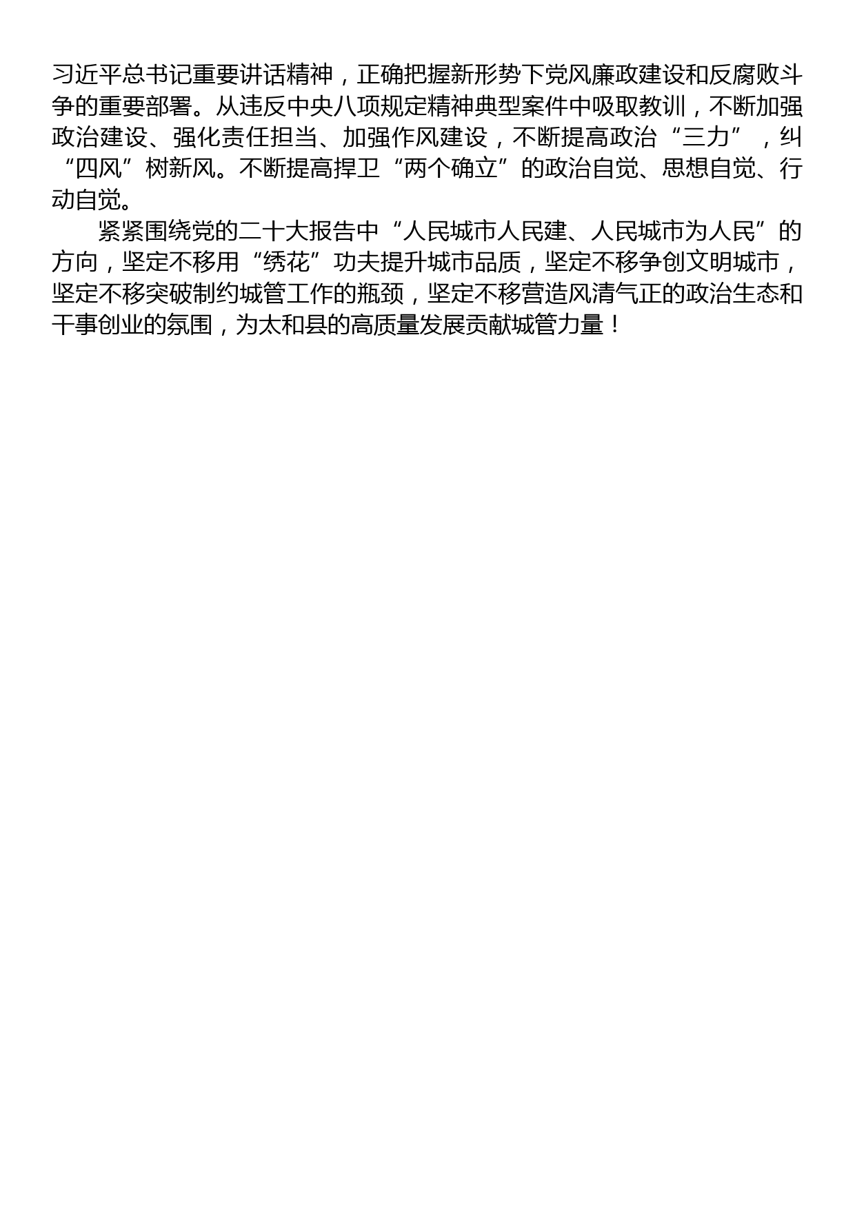 2023年上半年城市管理执法大队党风廉政建设工作情况报告_第3页