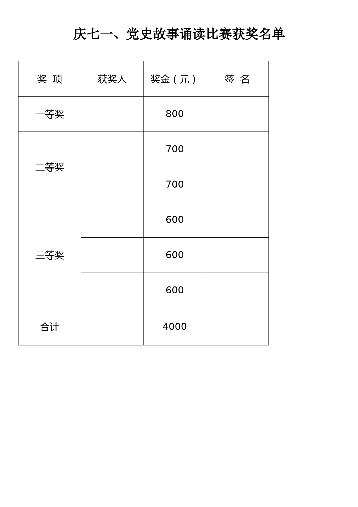 庆七一、党史故事朗诵比赛活动方案_第3页