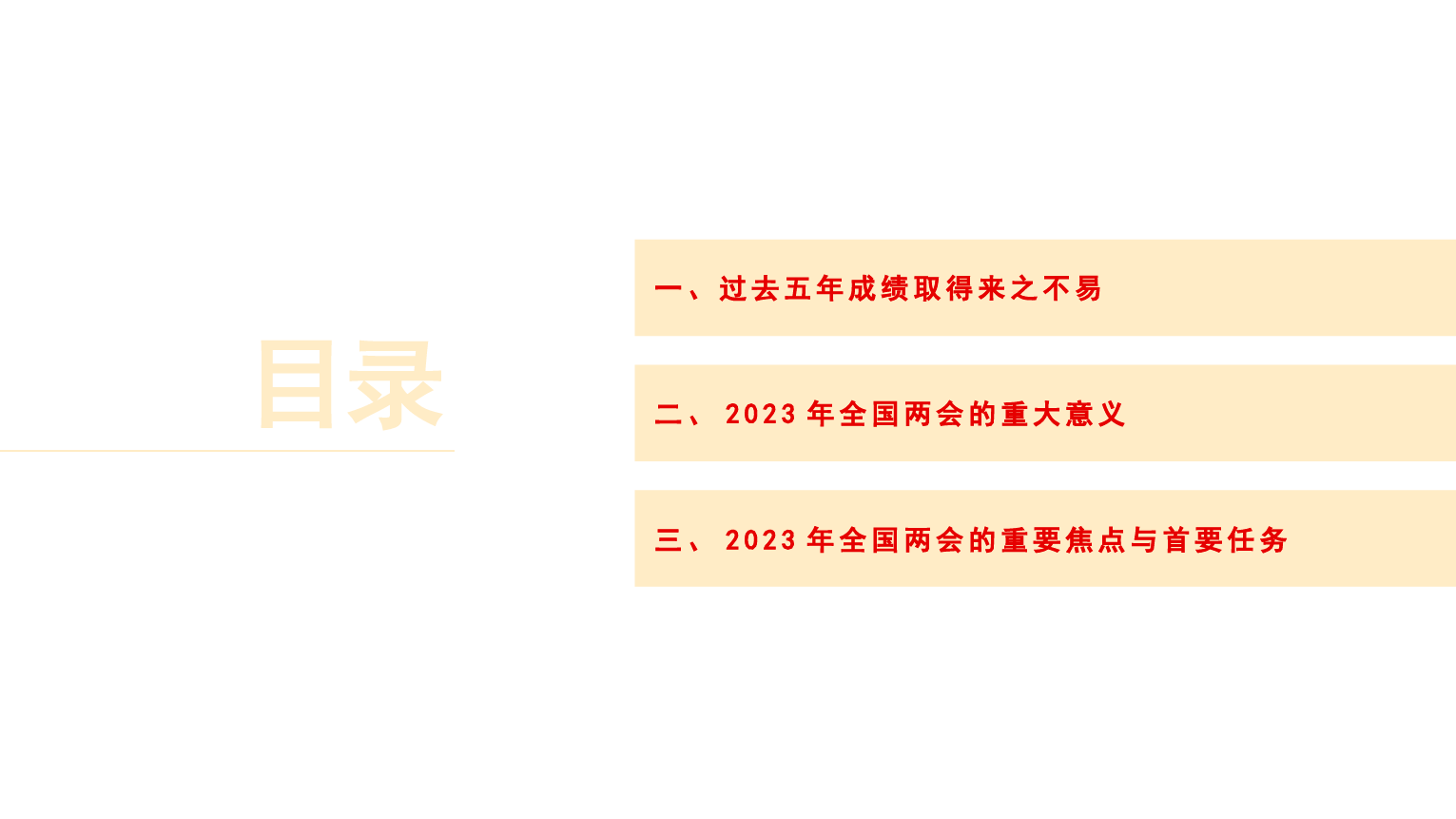 学习贯彻2023年全国两会精神主题模板（ppt）_第2页