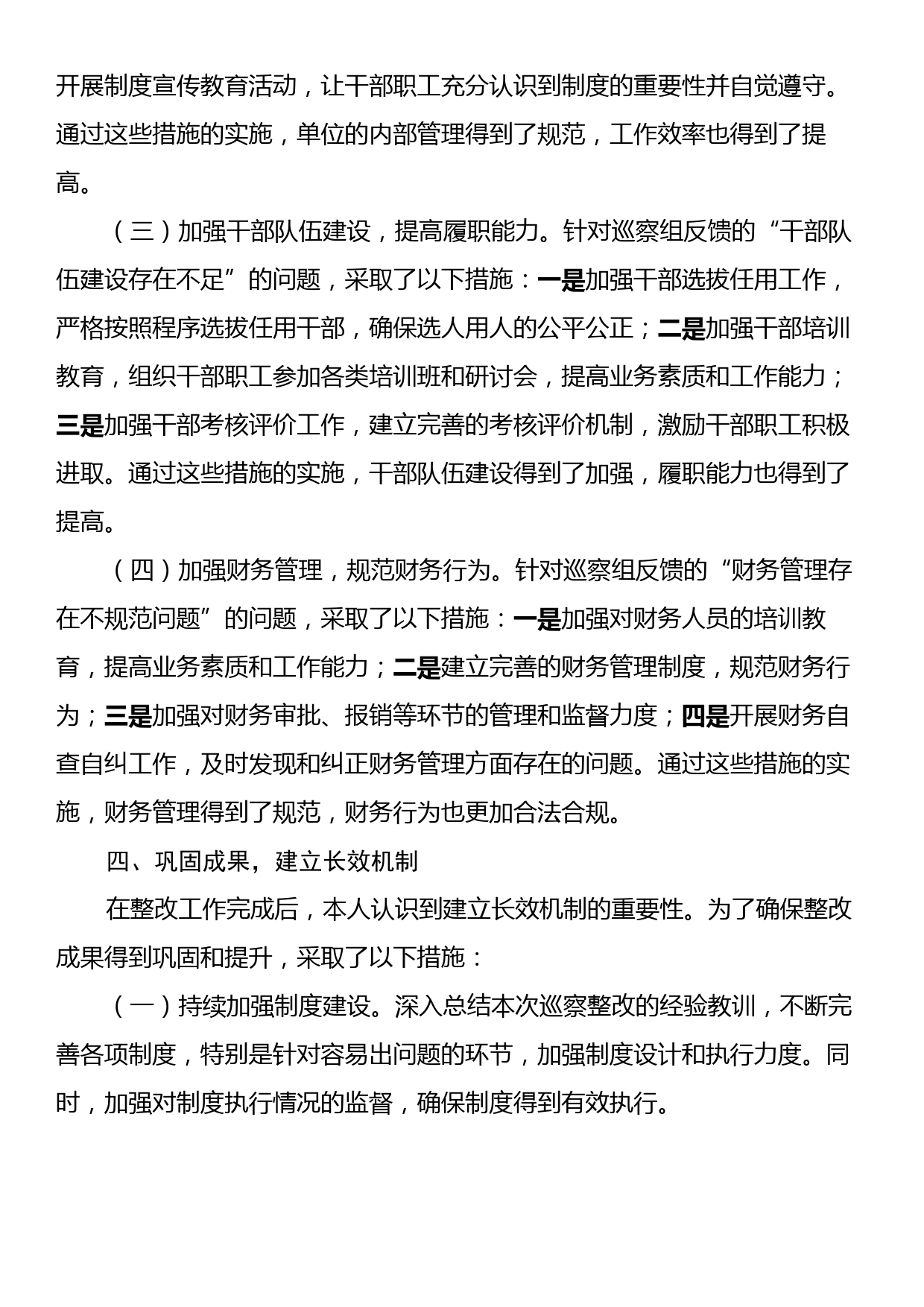 巡察整改工作主要负责人组织落实情况报告_第2页