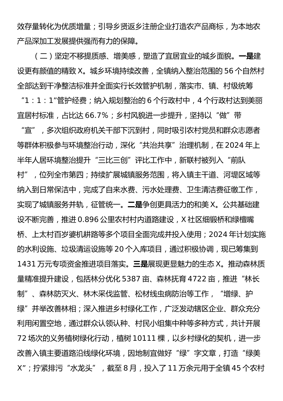 2024年X镇工作总结及2025年工作计划.docx_第2页