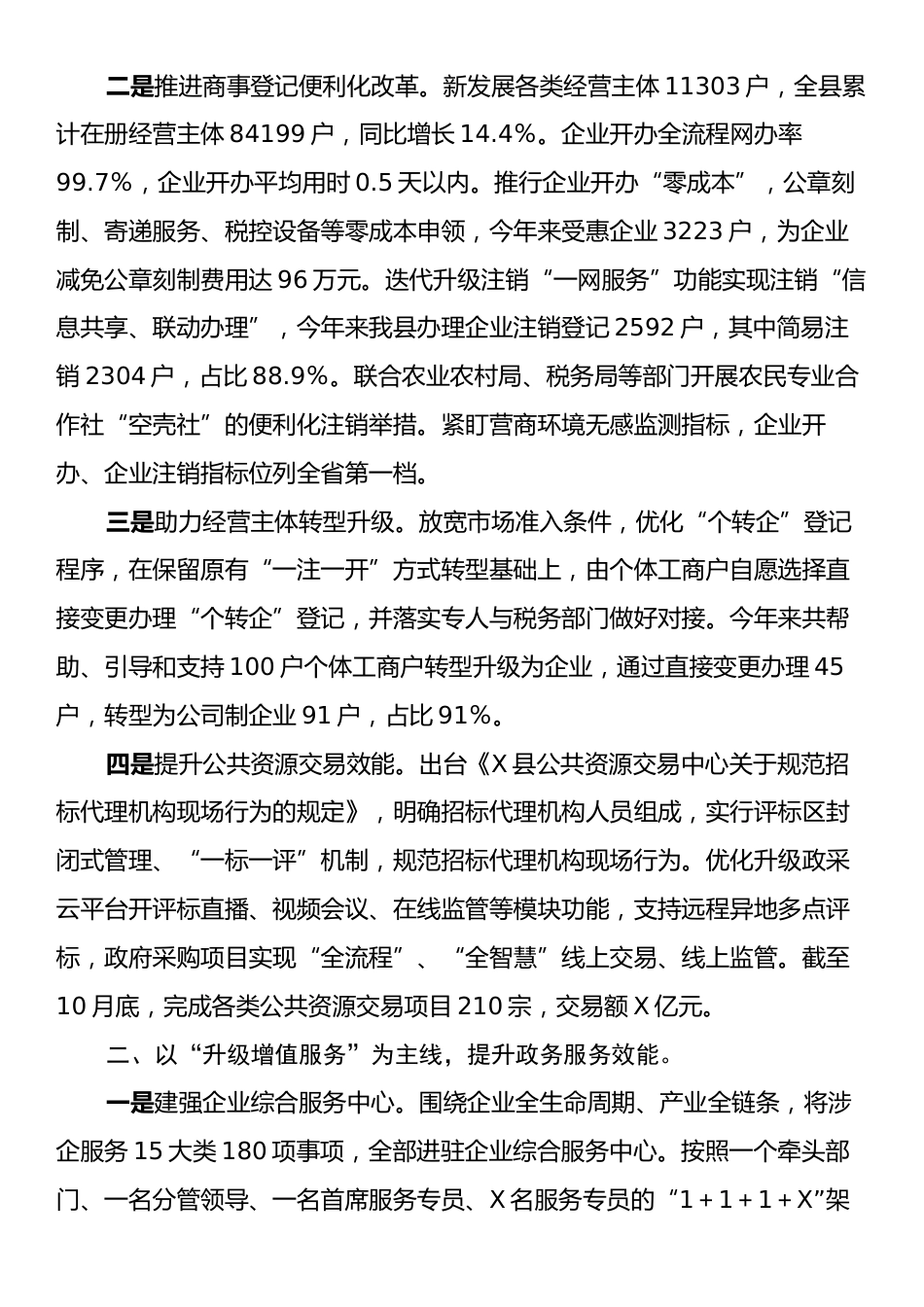 X县行政审批局2024年工作总结和2025年工作计划.docx_第2页