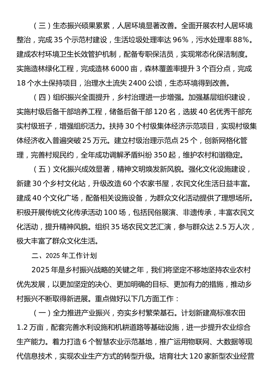 2024年乡村振兴年度总结.docx_第2页