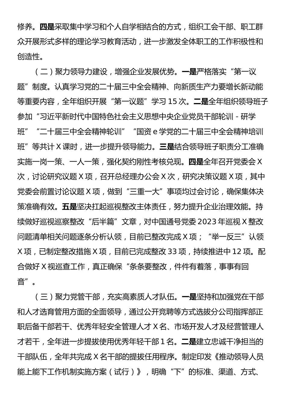 公司党委关于2024年工作总结及2025年工作计划.docx_第2页