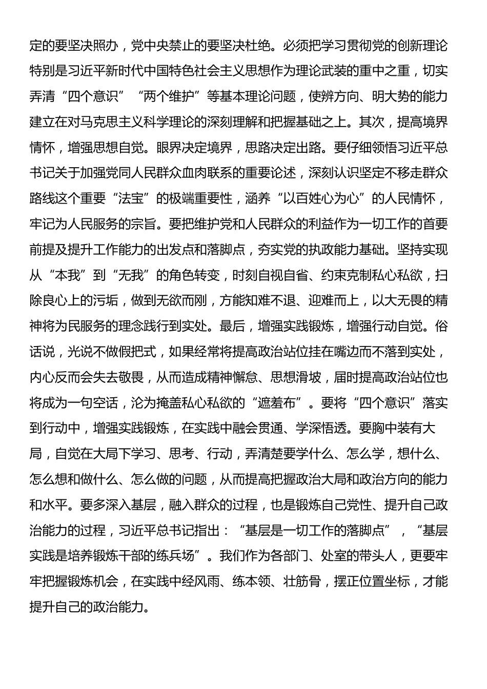 在2024年度述职述廉大会上的讲话提纲.docx_第2页