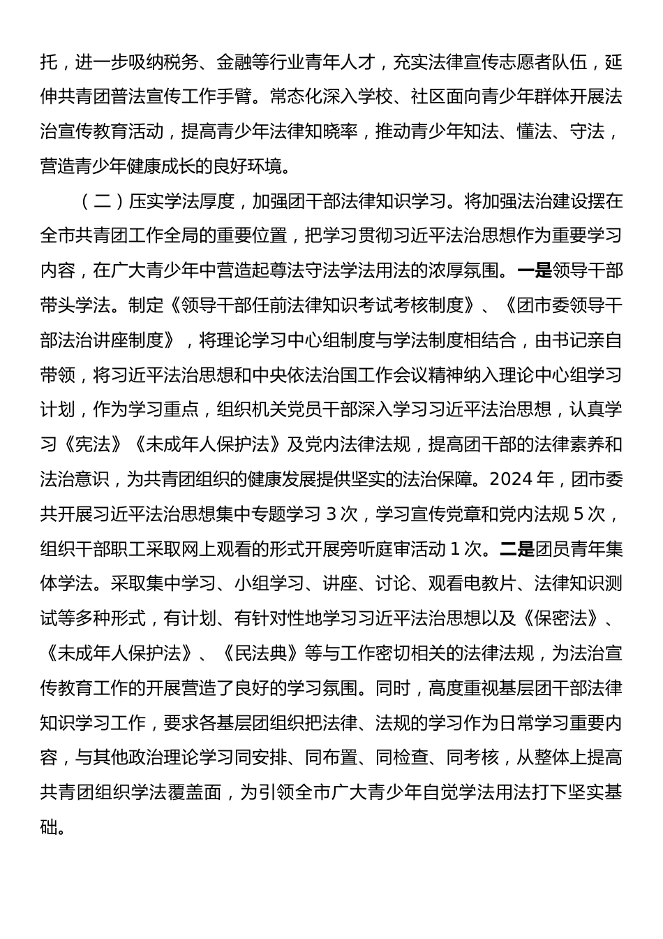 团市委书记2024年述法工作报告.docx_第2页