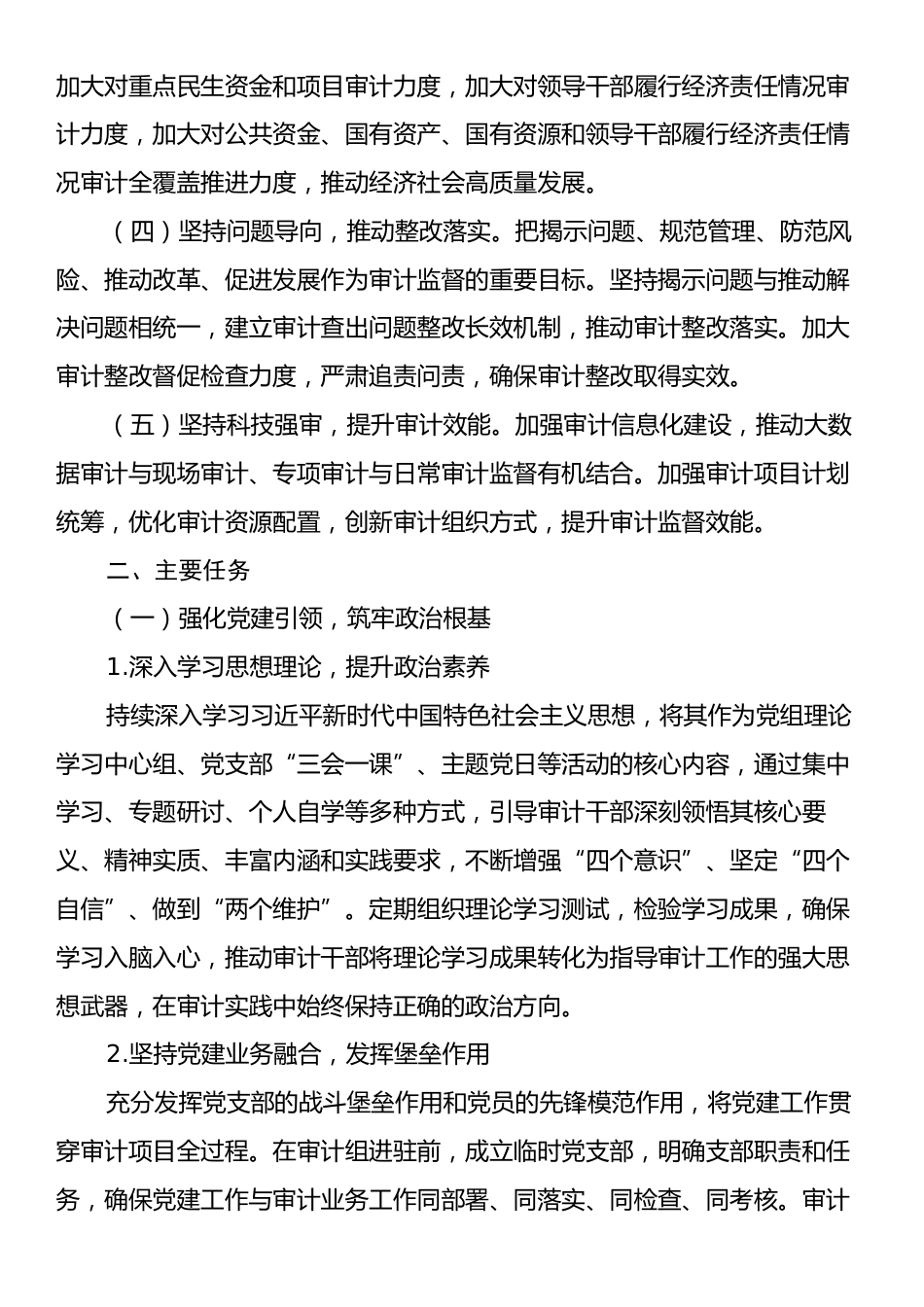 某某区审计局2025年审计工作要点.docx_第2页