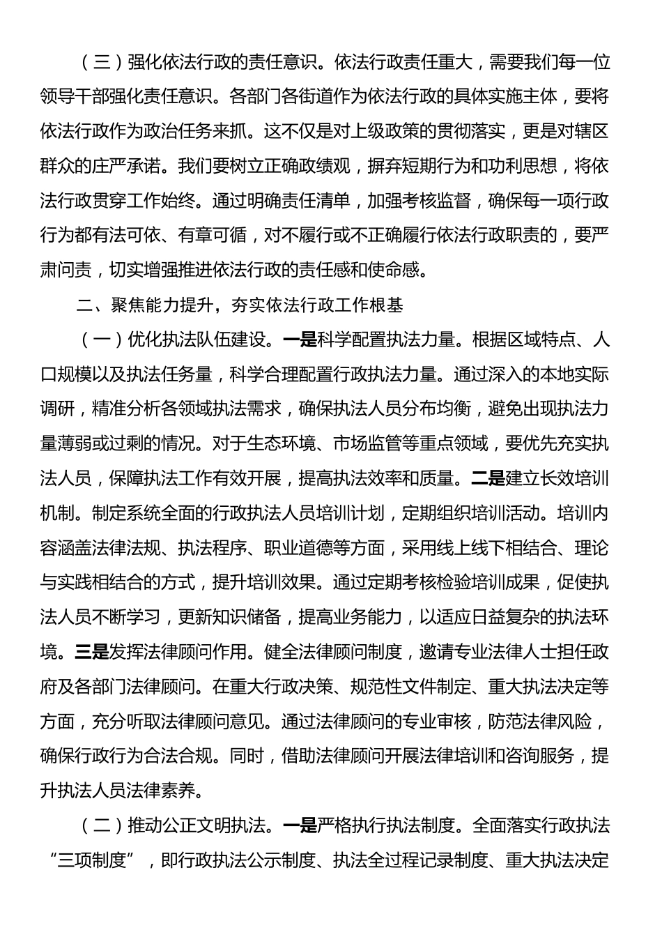 在2025年依法行政工作推进会上的讲话.docx_第2页