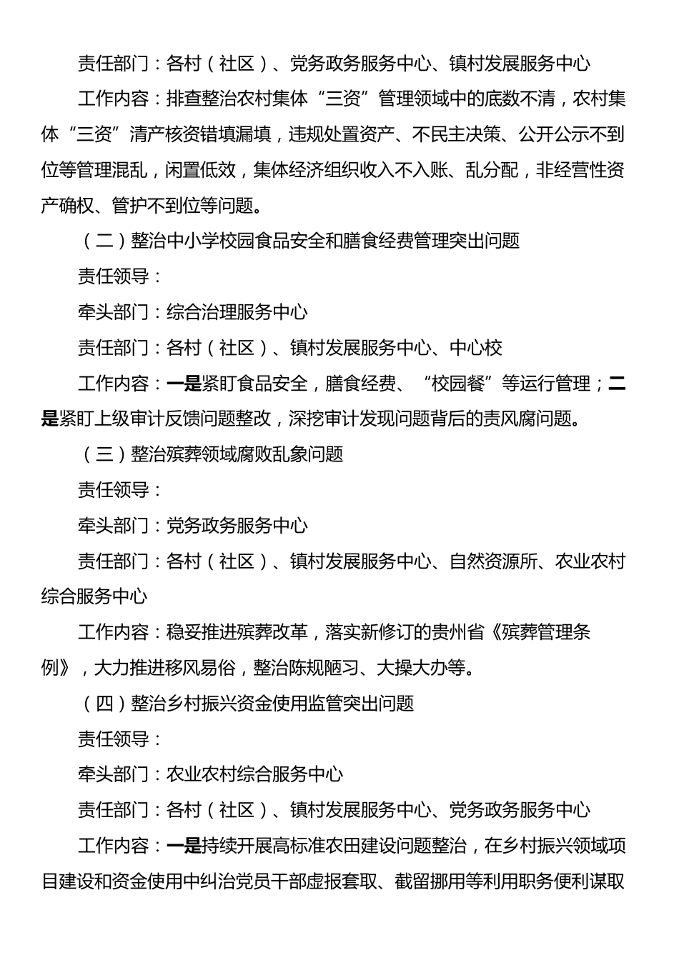 X镇关于开展群众身边不正之风和腐败问题集中整治工作方案.docx_第2页