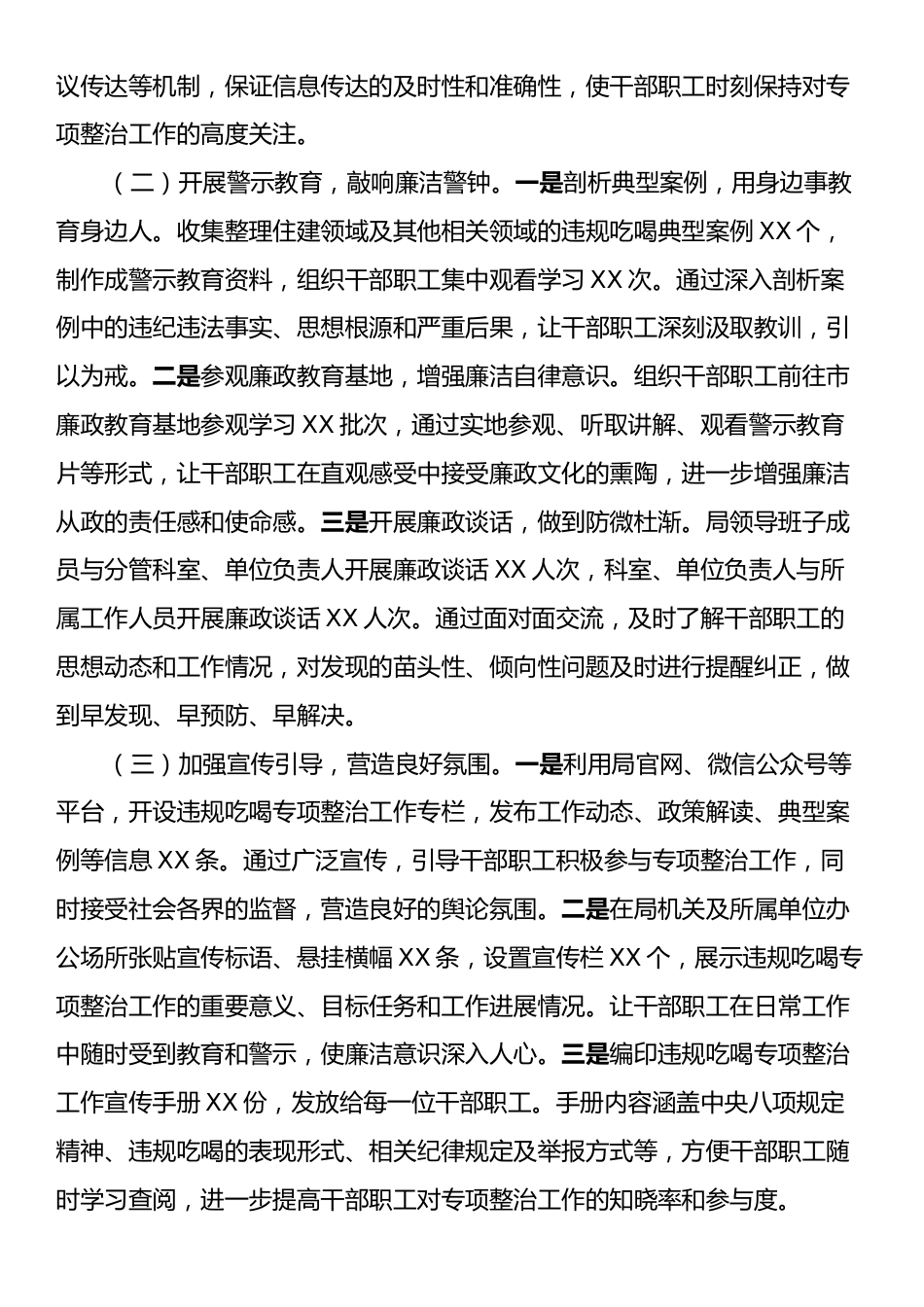 市住建局在全市违规吃喝专项整治工作督导推进会上的汇报发言.docx_第2页