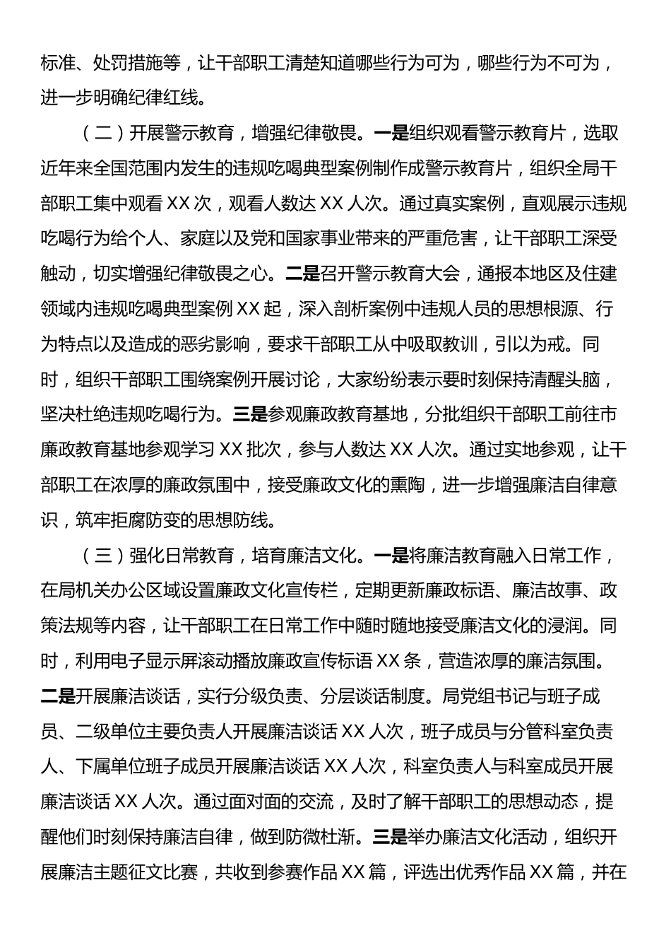 住建局在全市违规吃喝专项整治工作推进会上的汇报发言.docx_第2页