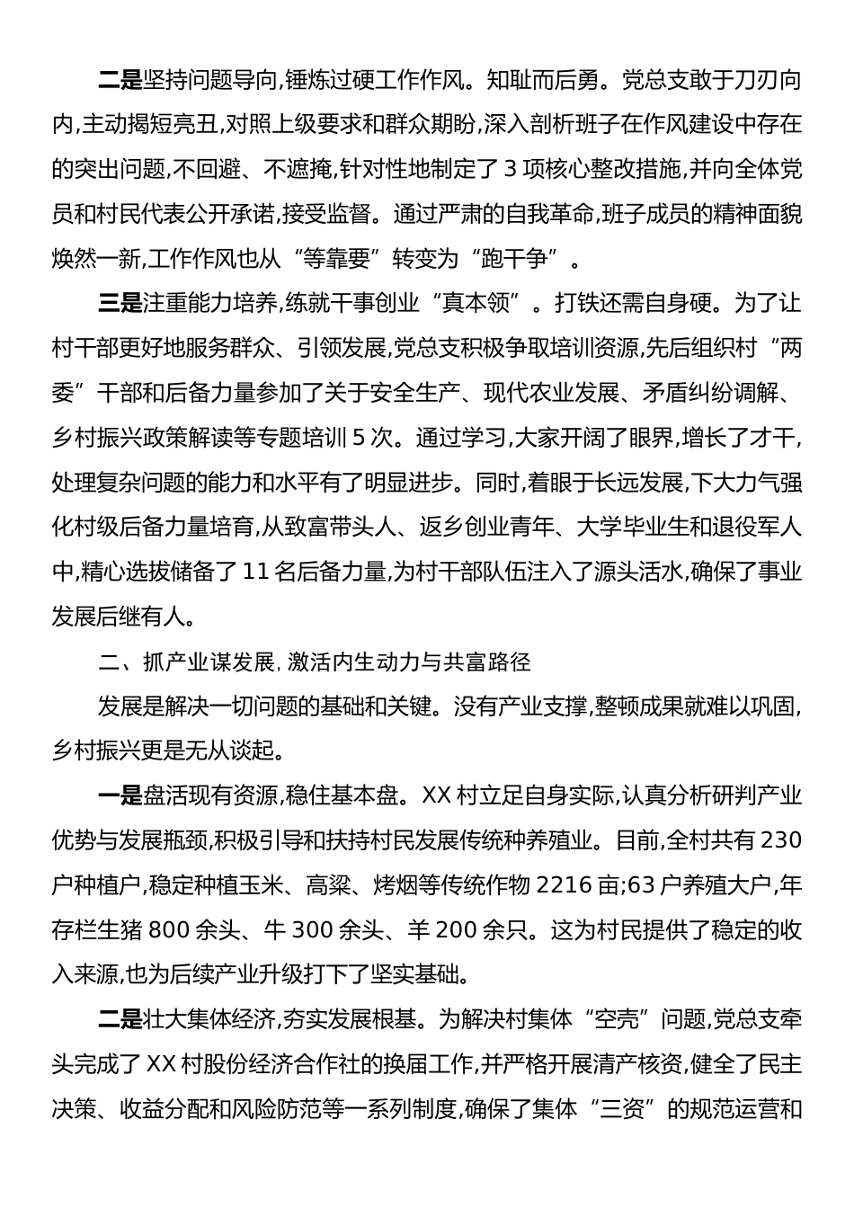 在XX市XX村党组织整顿工作推进会上的经验交流发言.docx_第2页