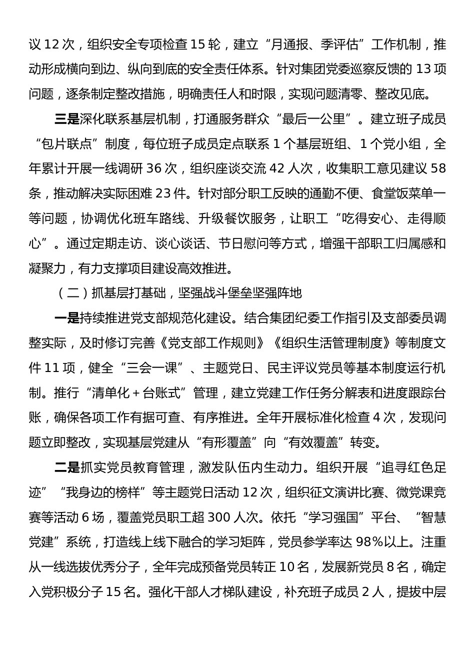 2025年党组织书记抓基层党建工作述职报告.docx_第2页
