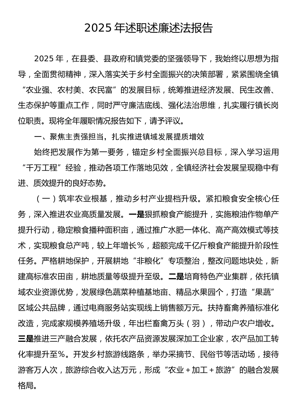 2025年述职述廉述法报告.docx_第1页