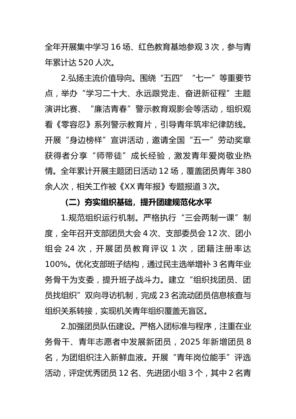 市直属机关团支部 2025 年度述职报告.docx_第2页