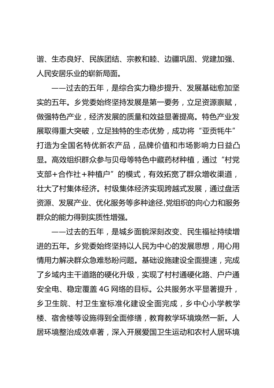 乡镇j街办2025年党代会工作报告.docx_第2页