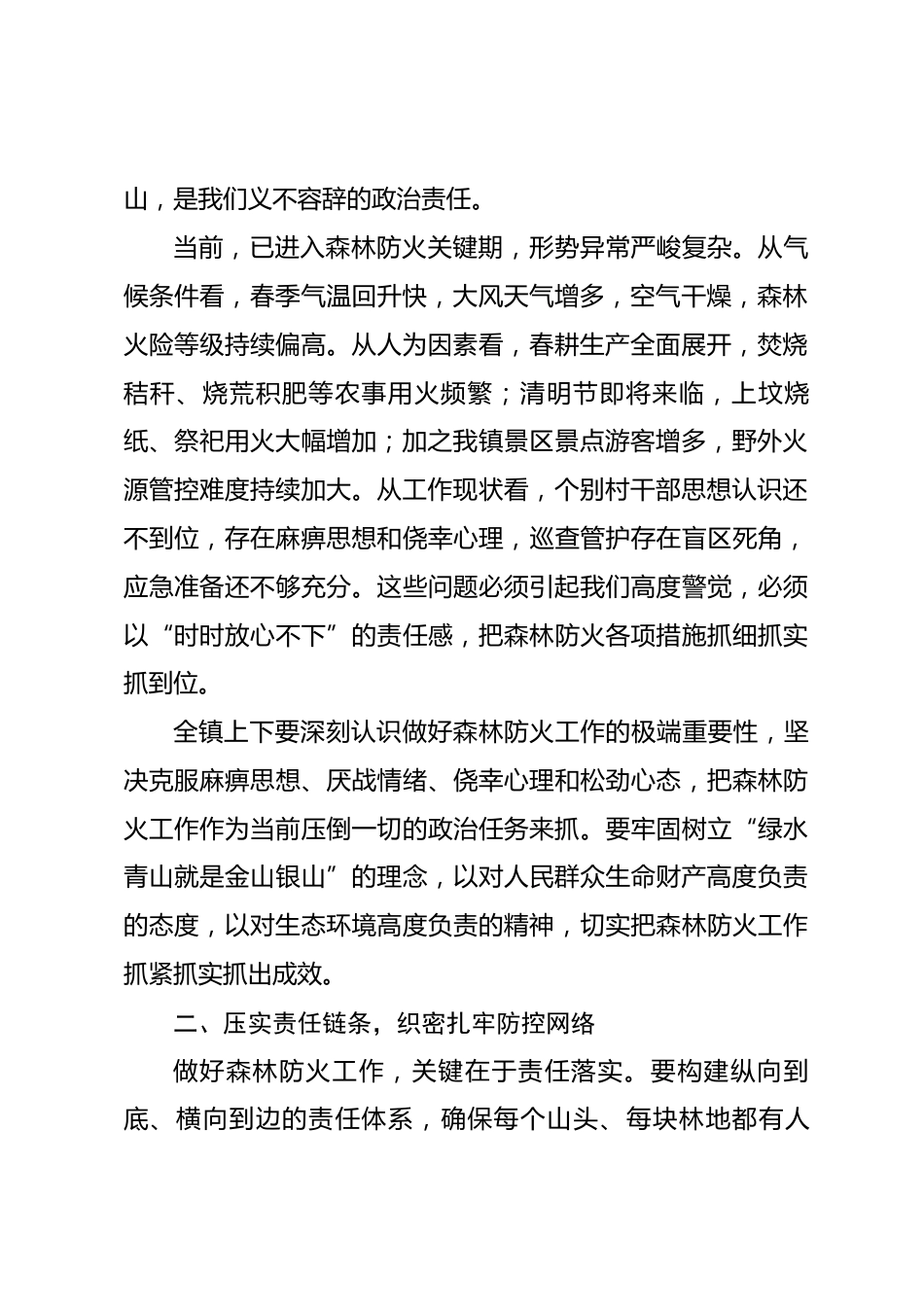 在2026年镇森林防火专项工作推进会上的讲话.docx_第2页